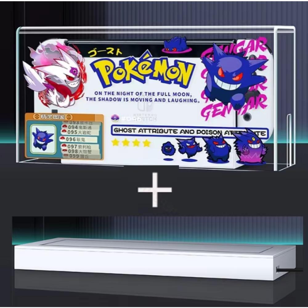 Průhledné ochranné pouzdro, kryt proti prachu pro Nintendo Switch/OLED Host Shell, světelný kryt, základna NS Games Accessories