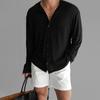 Men Slim Fit Solid Ice Silk Breathable Sun Protection Casual Short Sleeve T Shirt