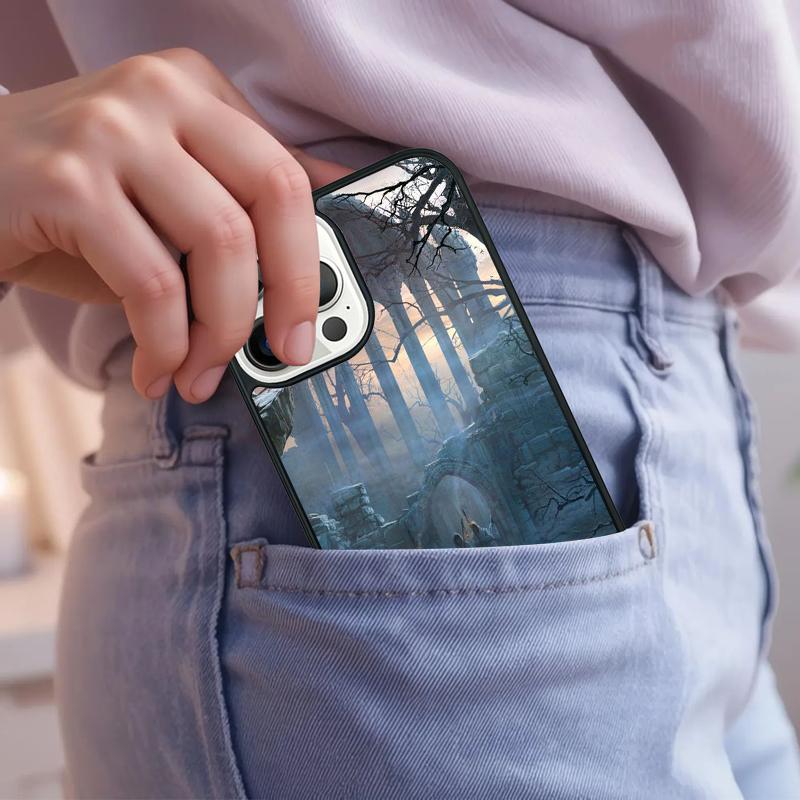 Gothic Fantasy Art Phone Case For iPhone 17 Air 15 16e 14 13 Pro Max Coque 12 11 Pro Max PLUS Cover