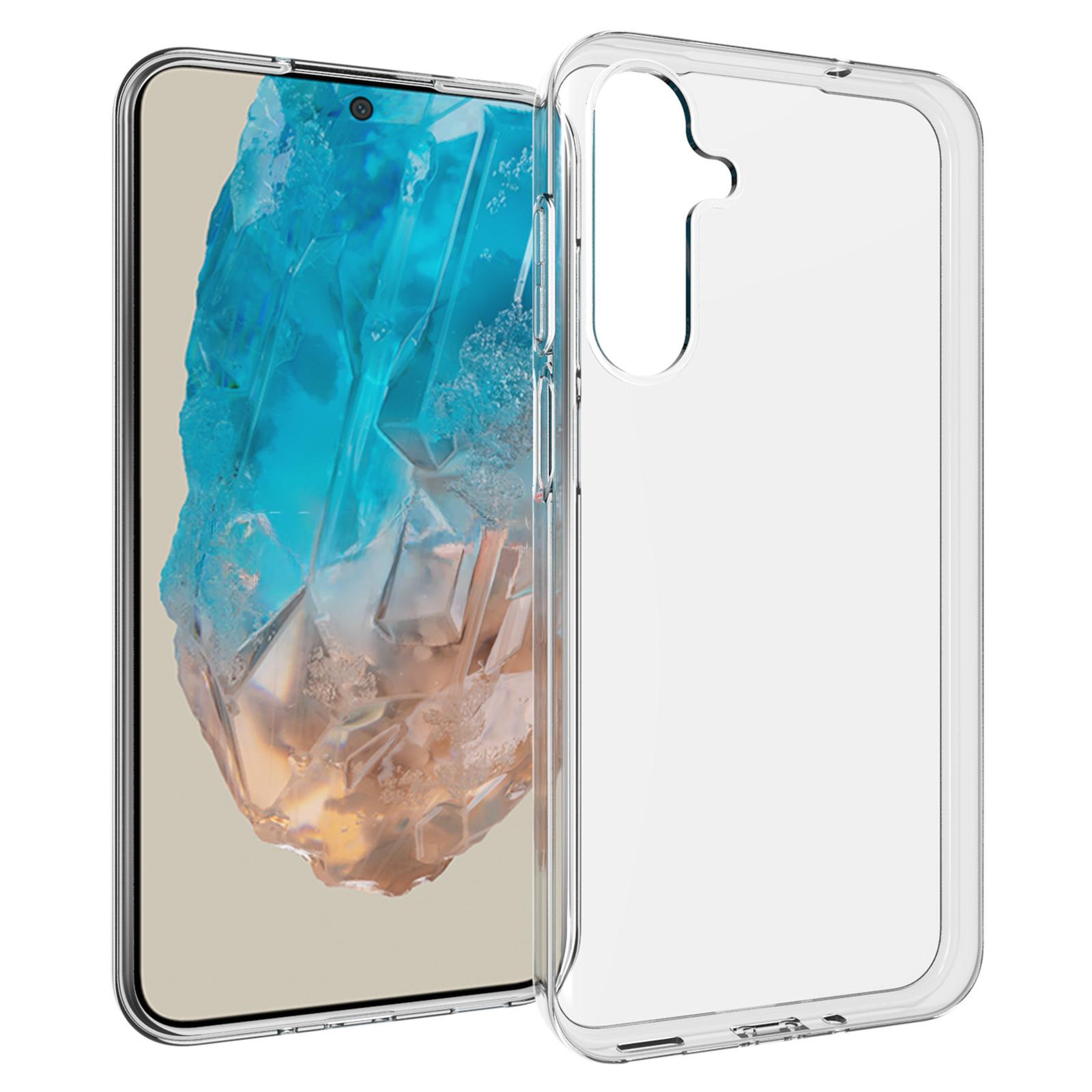 

Прозрачный чехол для телефона Samsung Galaxy M35 5G, устойчивый к отпечаткам пальцев, задняя крышка из ТПУ A