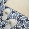 Set of Self-Adhesive PVC Tiles Geometric Floral Pattern 6X60X30 Cm