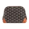 Vendome Canvas With Leather Toiletry Bag, Storage Bag Makeup Bag Small Women's Brown VENDOTPMLTY-01CL03P