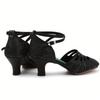 Scarpe da Ballo Moderno da Sala da Ballo per Donne Adulte Suola in Gomma Morbida 5,5 cm Scarpe da Ballo Standard Scarpe da Ballo Tango Salsa Party