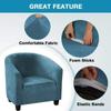 Sretch Elastic Single Sofa Covers Velvet Armchair Seat Cover Chair Protector Stretch Bar Slipcovers For Home Decor Living Room