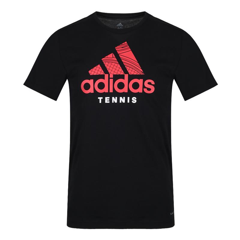 

Adidas Tennis Cat Graph Tee Comfortable Short Sleeve T-Shirt Men Tops Black DV2961 M