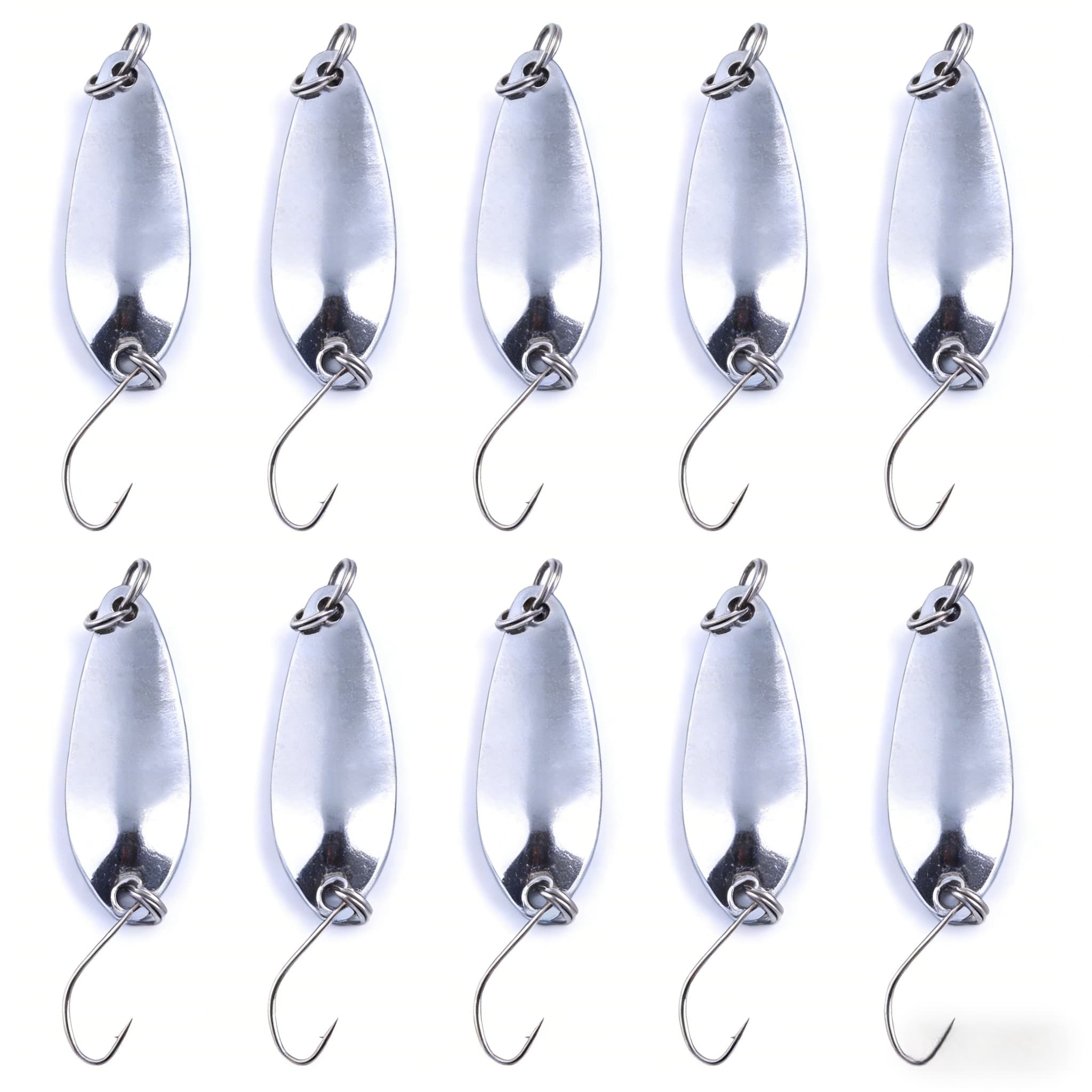 

Melon seed sequins10PCSSuit3CM 2.5G 5GSingle-hook spoon-shaped bait for small fish, fishing accessories 3CM-2.5G