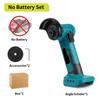 3 Inch Brushless Electric Angle Grinder Cordless Household Cutting Polishing Machine Portable Woodworking Power Tool