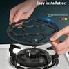 Heart Shape Wok Holder Cast Iron Stove Support Gas Hob Support Cooktop Stand For Efficient Stir Fry Preparation