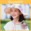 Coconut Pattern Kids Summer Floppy Hat With Wide Brim Sun Protection For Outdoor Play