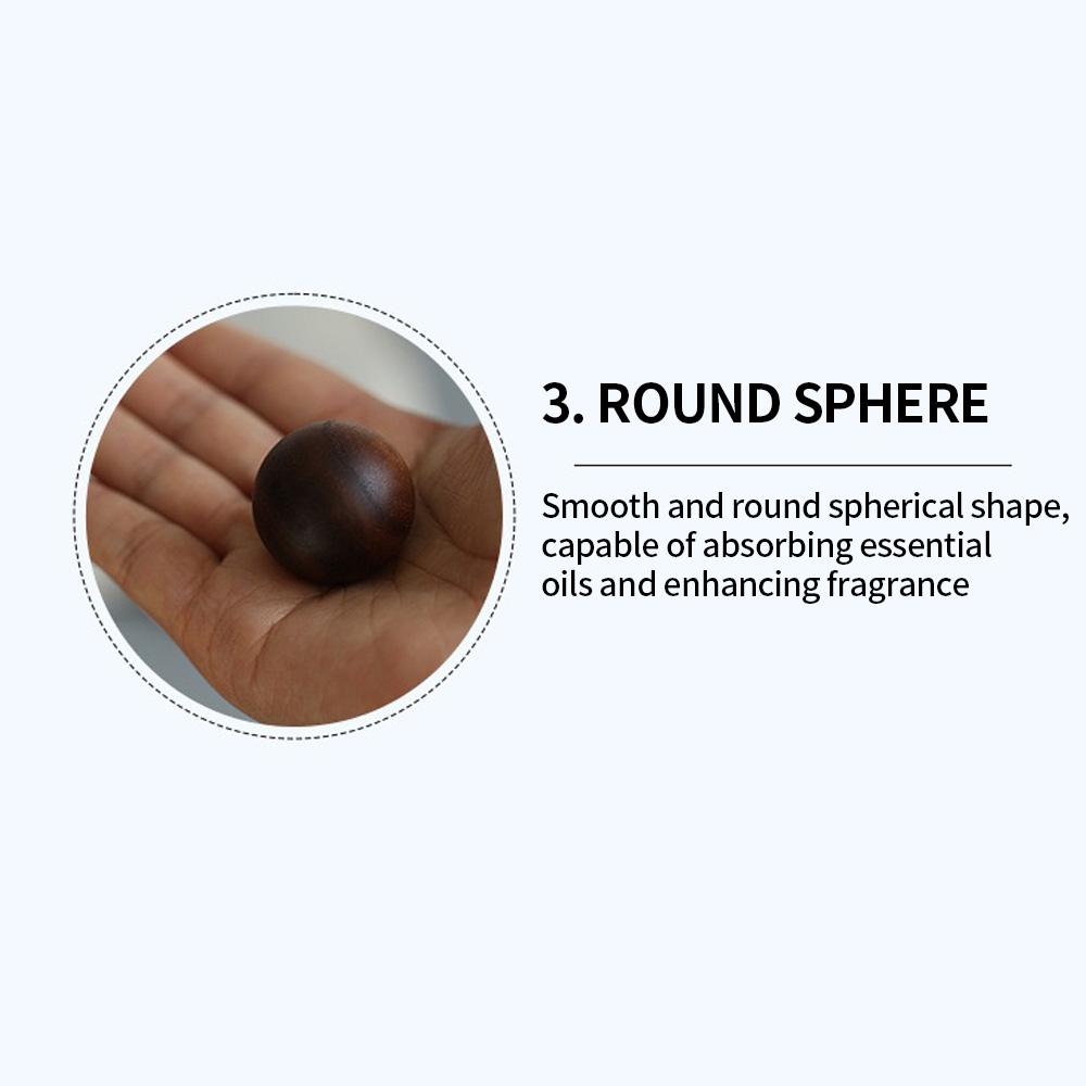 Hot Selling Solid Wood Spherical Expansion Wood Essential Oil Aromatherapy Accessories Suitable for Home and Bedroom Use