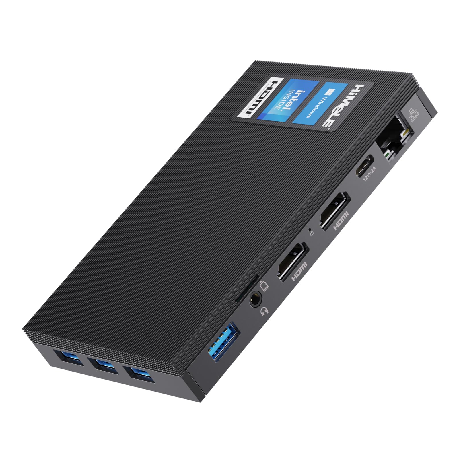 

HiMeLE Quieter3Q N5105 Безвентиляторний Міні 8 ГБ 128 ГБ WiFi Гігабітний Подвійний Авто для IoT та Промислового Використання ПК, ОЗП, ОЗП, 5, USB-C PD3.0, Ethernet, HDMI, Увімкнення живлення