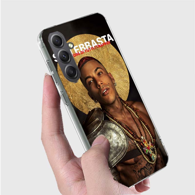 Rapper Sfera Ebbasta Phone Case for Samsung A16 A26 A36 A56 A17 A37 A57 A07 A06 A02S A03 A04S A05S Galaxy Note 20 10 A50S A71 A5