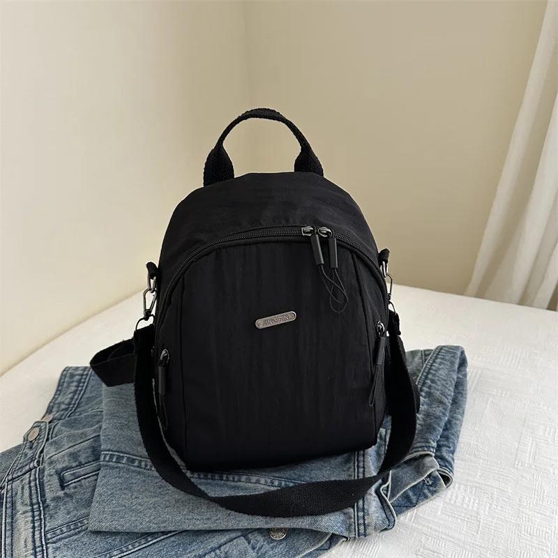 New Backpack with Large Capacity, Commuting Backpacks, Stylish and Versatile Single Shoulder Handbag, Lightweight чёрный