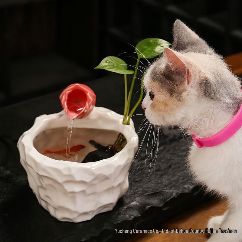 Miling Mini Automatic Circulating Waterfall Fish Tank Ornament