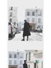 Men's Korean Style Long Woolen Windbreaker Coat