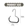 3 Pieces Space Saving Wardrobes Hook for Dresses Coat Circle Rings Hanger Hats Display Rack Baseball Caps Organizers