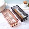 Stackable Dustproof Tea Set & Makeup Storage Box with Lid