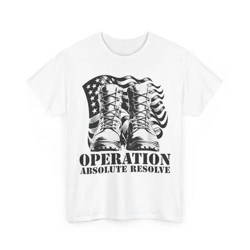 Футболка «Операция „Абсолютная решимость“ Американская храбрость» S разноцветный