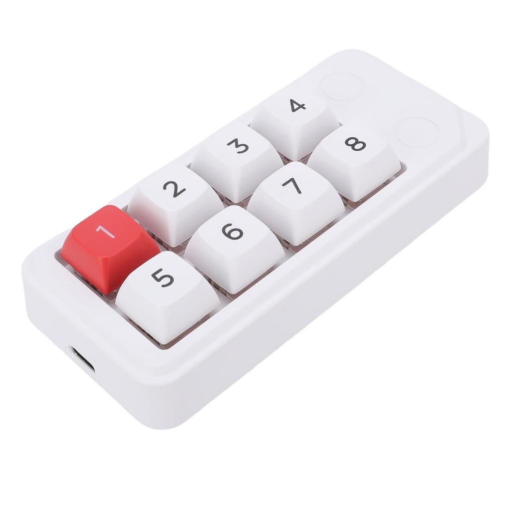 USB C Wired 8 Key Keyboard   Programmable Hot Swappable NaMacro Mechanical Keyboard Number Pad for     7 8 10