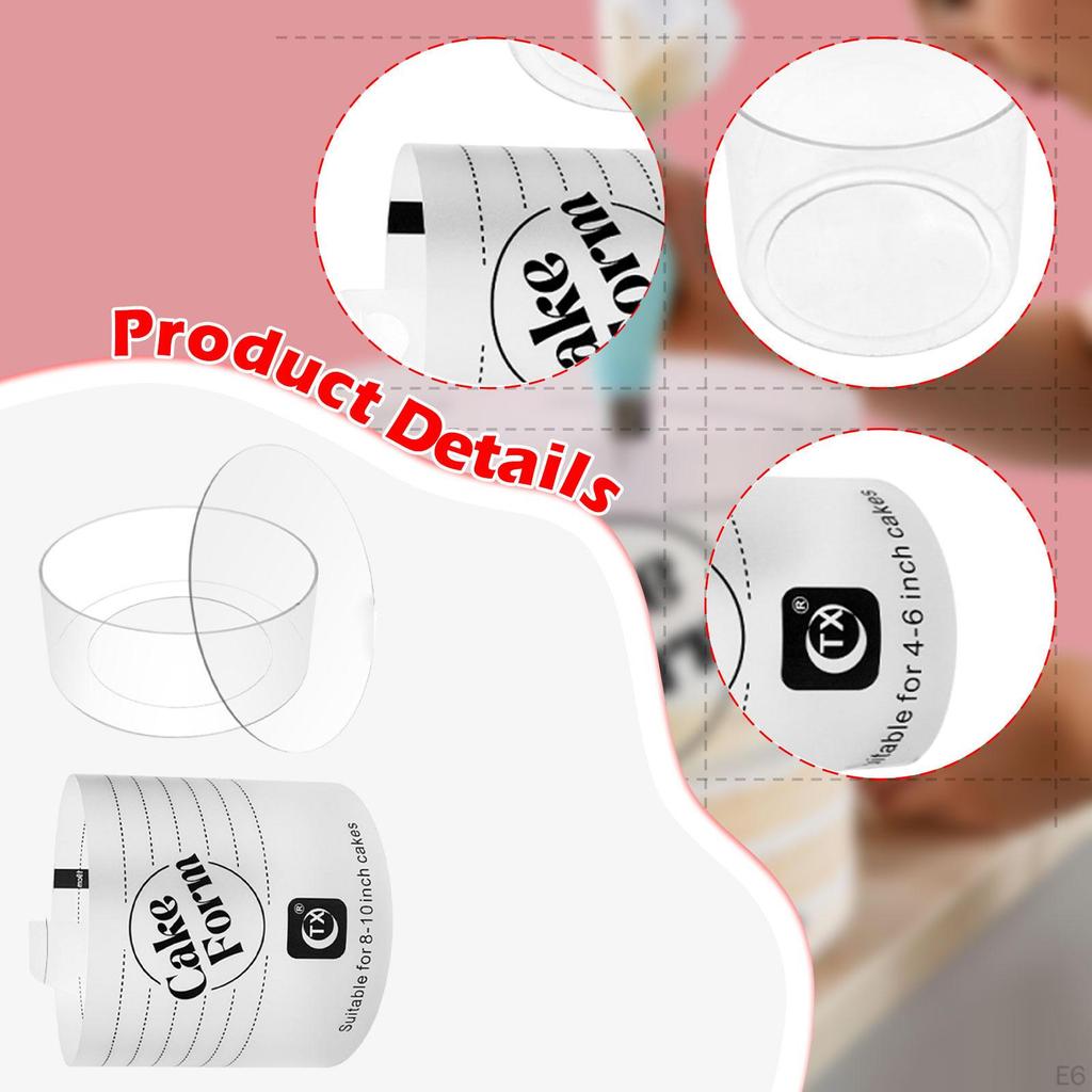 Acrylic Cake Form for Beginners and Pros Versatile Accessories Baking Tool