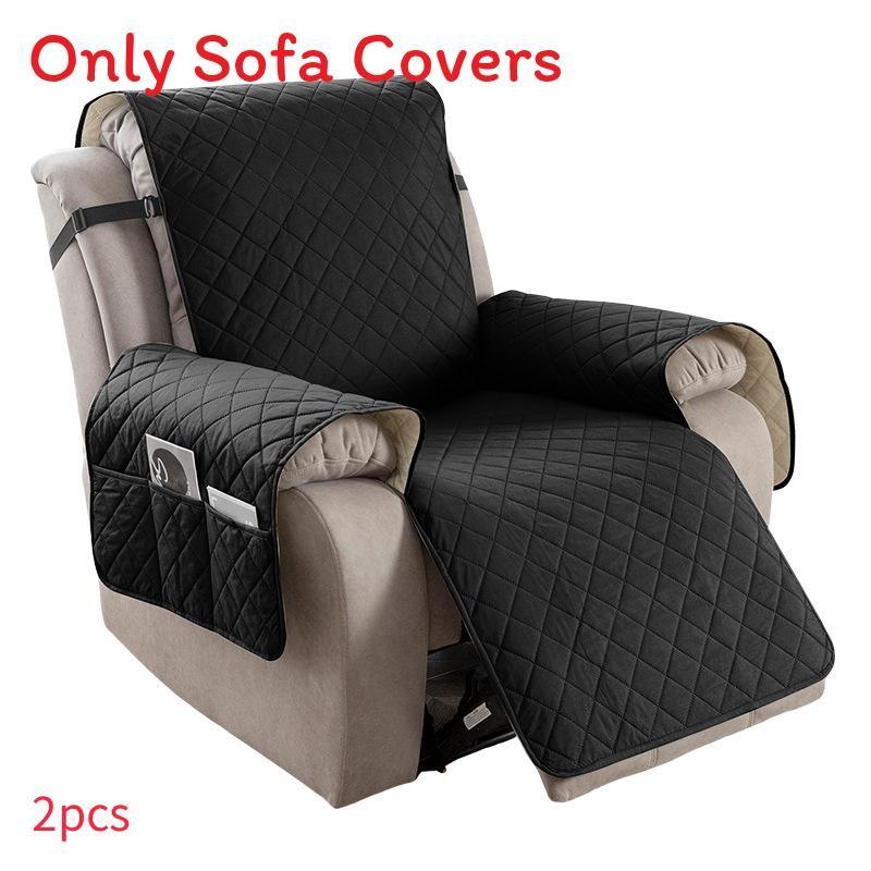 Universal Polyester Square Pattern Sofa Cushion For Single Double Triple Seat Lounge Chair Protector