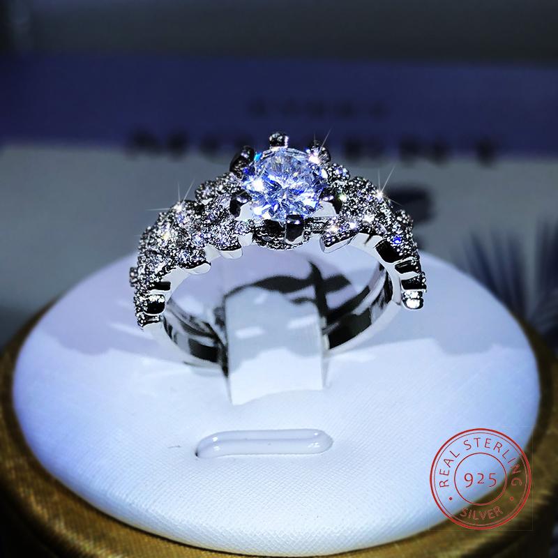 

медь Великолепные Большие Кольца с Кубическим Цирконием для Женщин Изысканный Подарок на Свадебную Годовщину Женское Вечернее Кольцо Блестящие Модные Ювелирные Изделия 10