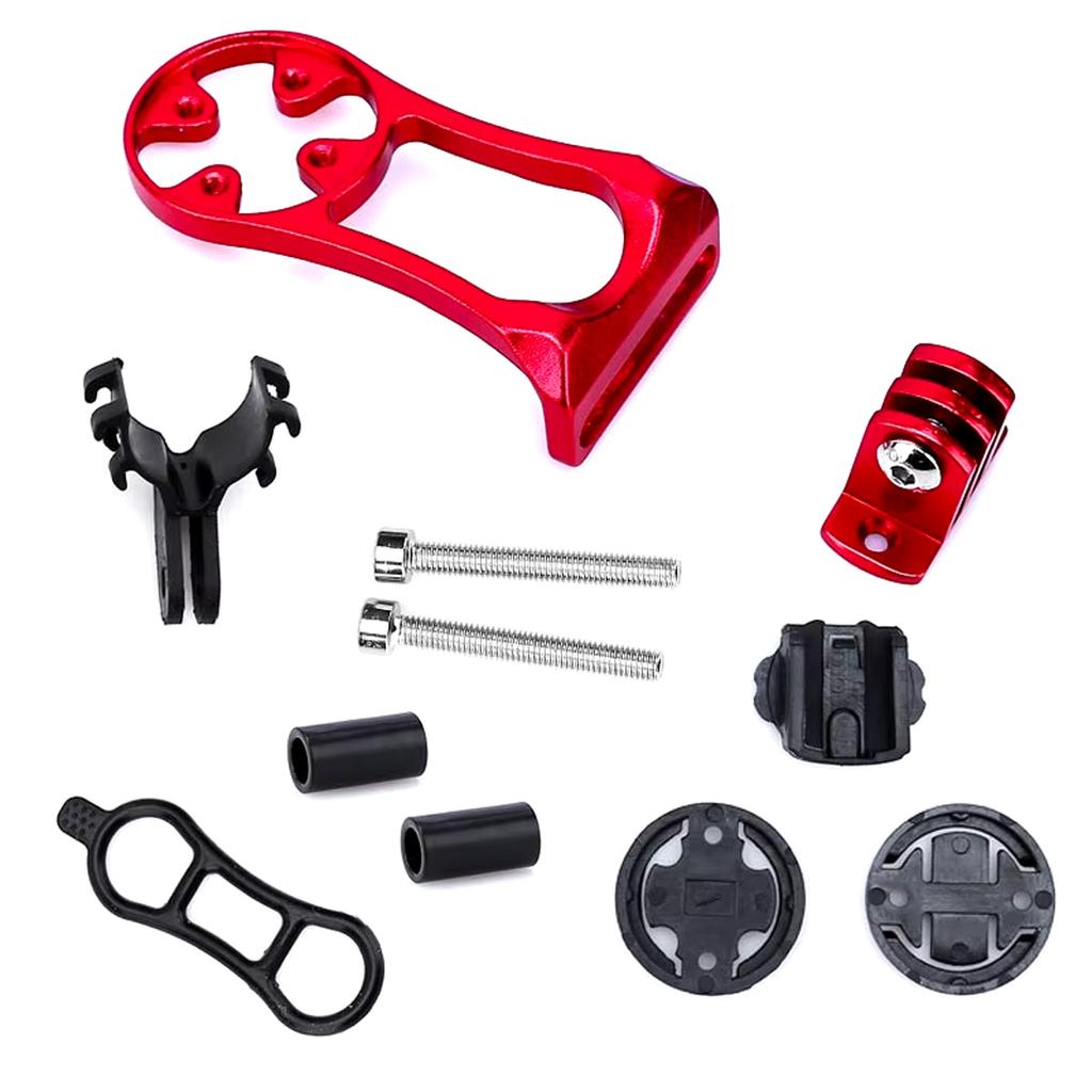 1PC Bicycle External Bracket Set Bicycle Aluminum Alloy Highway Bicycle Pole Bracket Camera Light Bracket Garmin Bracket