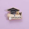 Graduation Brooch Bachelor Hat Shape Graduation Photos Pin Finishing Touch Suit Lapel Badge Graduation Season Accessory