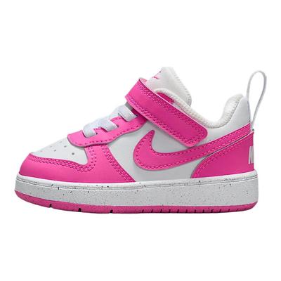 Court Borough Low Recraft TD Laser Fuchsia Baby Sneakers Pink White DV5458-123