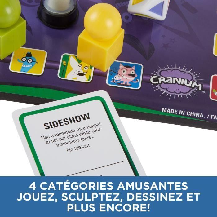 Cranium - jeu de societe - jeu d'ambiance adultes pour apéros et soirées - version francaise