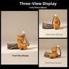 Alpaca Sheep Lamb Wooden Lamb Keyring Multi-Color Tassel Alpaca Bag Charm  Unisex