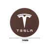 AND1 2Pcs Car Cup Mats Non-Slip Resistance Waterproof Bottle Pad For Tesla Model 3 Model S Model X Model Y Cybertruck Roadster SpaceX