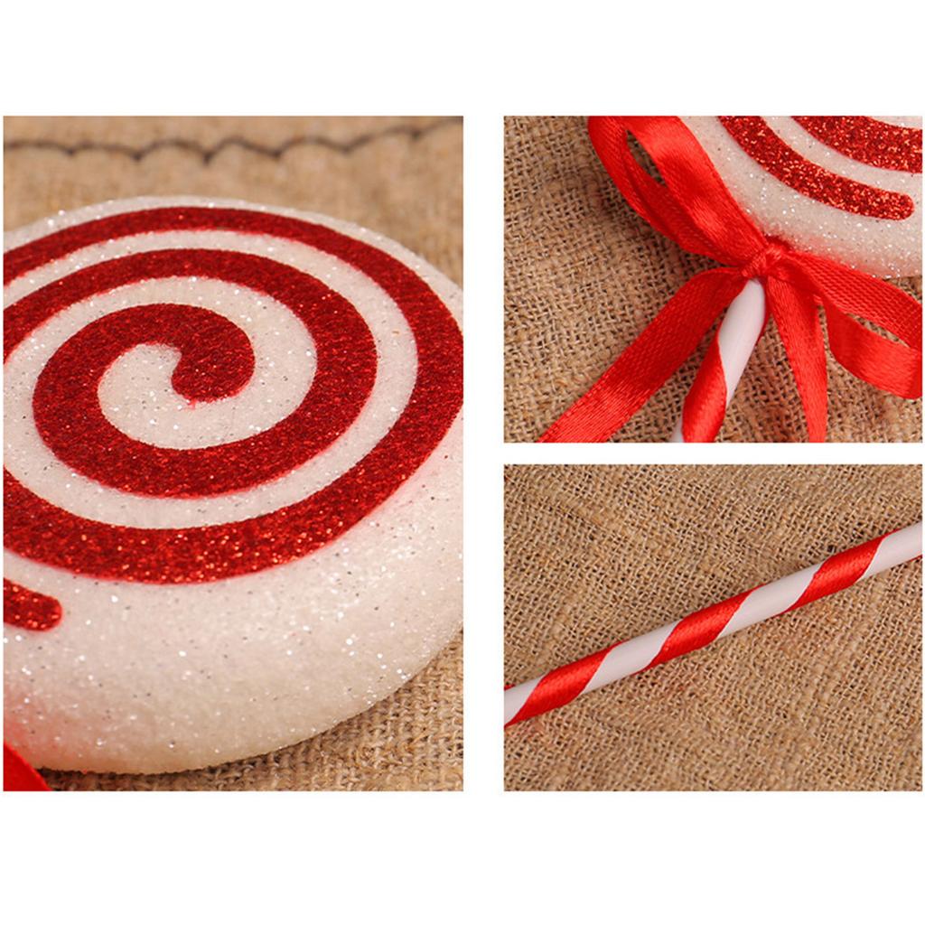 Colorful Christmas Candy Cane Ornament Delicate Christmas Tree Candy Cane Decorations for a Warm and Joyous Atmosphere
