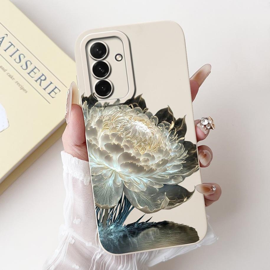 For Samsung Galaxy A36 A56 5G Case SM-A566B SM-A366B Cover Popular Flower Girls Soft Silicone Matte Funda on GalaxyA56 A 56 Capa