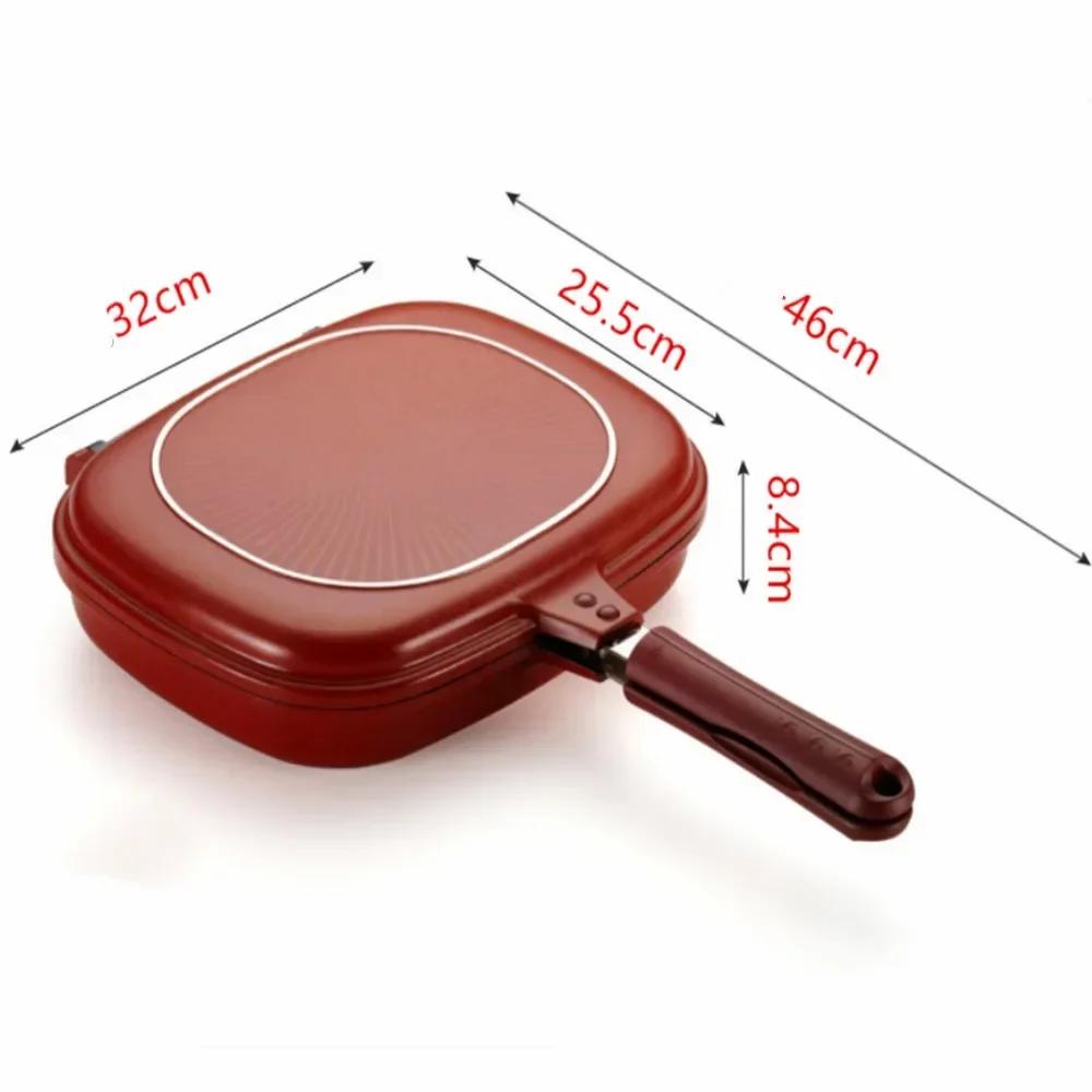 Double Sided Grill Frying Pan Skillet
