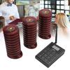 Coaster Pager Calling System Restaurant Guest Paging System 1 Transmitter with 30 PagersUK Plug