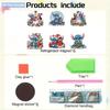 6Pcs Gift Series Diamond Art Fridge Magnet Diamond Painting Refrigerator Magnet Diamond Painting Fridge Magnet for Adults Beginners