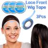 3Pcs Creative Hair System Tape 3yards Double Sided Wig Tape Hair Extension Tapes  Lace Front Wig