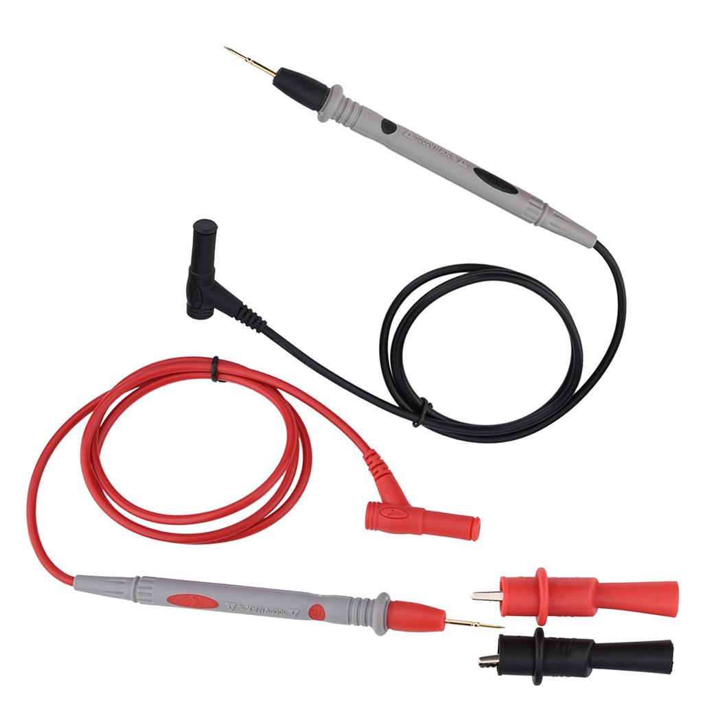 Ultra Sharp Multimeter Probe Precise 1000V 20A Gold Plated Probe S with Alligator Pliers