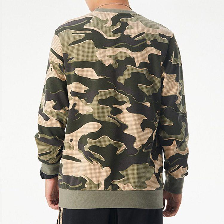 adidas Sweatshirts Men's Camouflage Crew Neck Moderate Regular GM4472