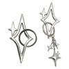 Lightweight Metal Star Shape Keychain for Keys and Accessories Carabiner Keyring with Easy To Use Press Clasp
