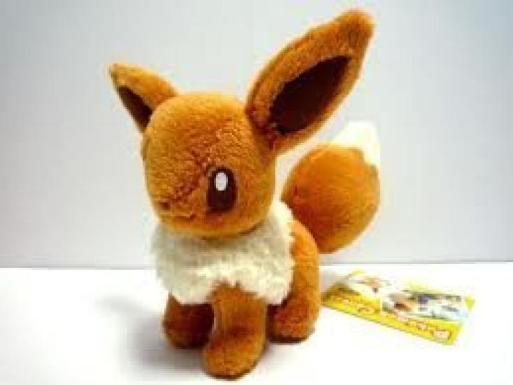 Center Original Plush Toy Canvas Eevee Pokémon Pokémon