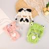 1Set Cute Doll Plush Clothes Suit For 17CM Doll Polyester Mini Hat And Little Clothes Kid Toy Decoration Accessories