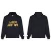 GALLERY DEPT Graffiti Letter Hooded Sweatshirt Unisex Oversized Streetwear Pullover Jacket Men Women