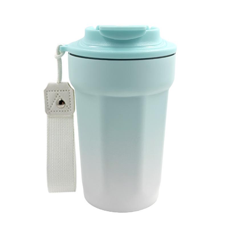 Octagonal 304 Stainless Steel Thermos Mug: Portable Vacuum Coffee Cup