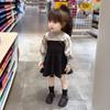 Mädchen Langarmkleid für Frühling Herbst Koreanisches Prinzessinnenkleid für Kleinkinder