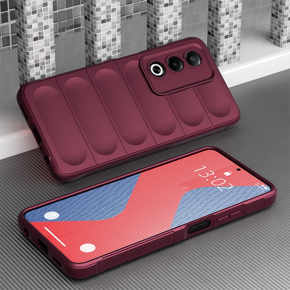 KEYSION Shockproof Matte Case for OPPO A3 Pro 5G A60 4G Anti-skid Soft Silicone Phone Back Cover for OPPO A60 4G A3 Pro 5G