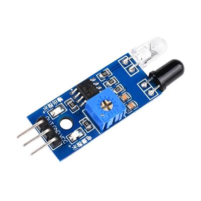 Infrarot-Hinderniserkennungssensor-Modul mit einstellbaren Reichweiten für DIY-Elektronik VCC-VCC GND-GND Out io-Verbindung