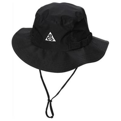 Nike Sombrero de Pescador de Nailon con Logo Sombreros Unisex Negro FQ6845010