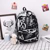 Sac à dos scolaire sac à dos mode et simple sac à dos pour élèves du collège et du lycée japonais version coréenne sac à dos Mori sac à dos tendance graffiti
